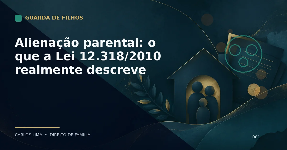 Alienação parental: o que a Lei 12.318/2010 realmente descreve