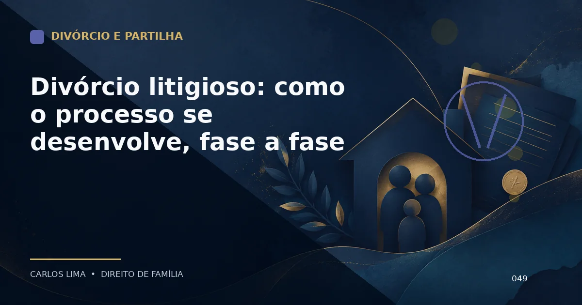Divórcio litigioso: como o processo se desenvolve, fase a fase